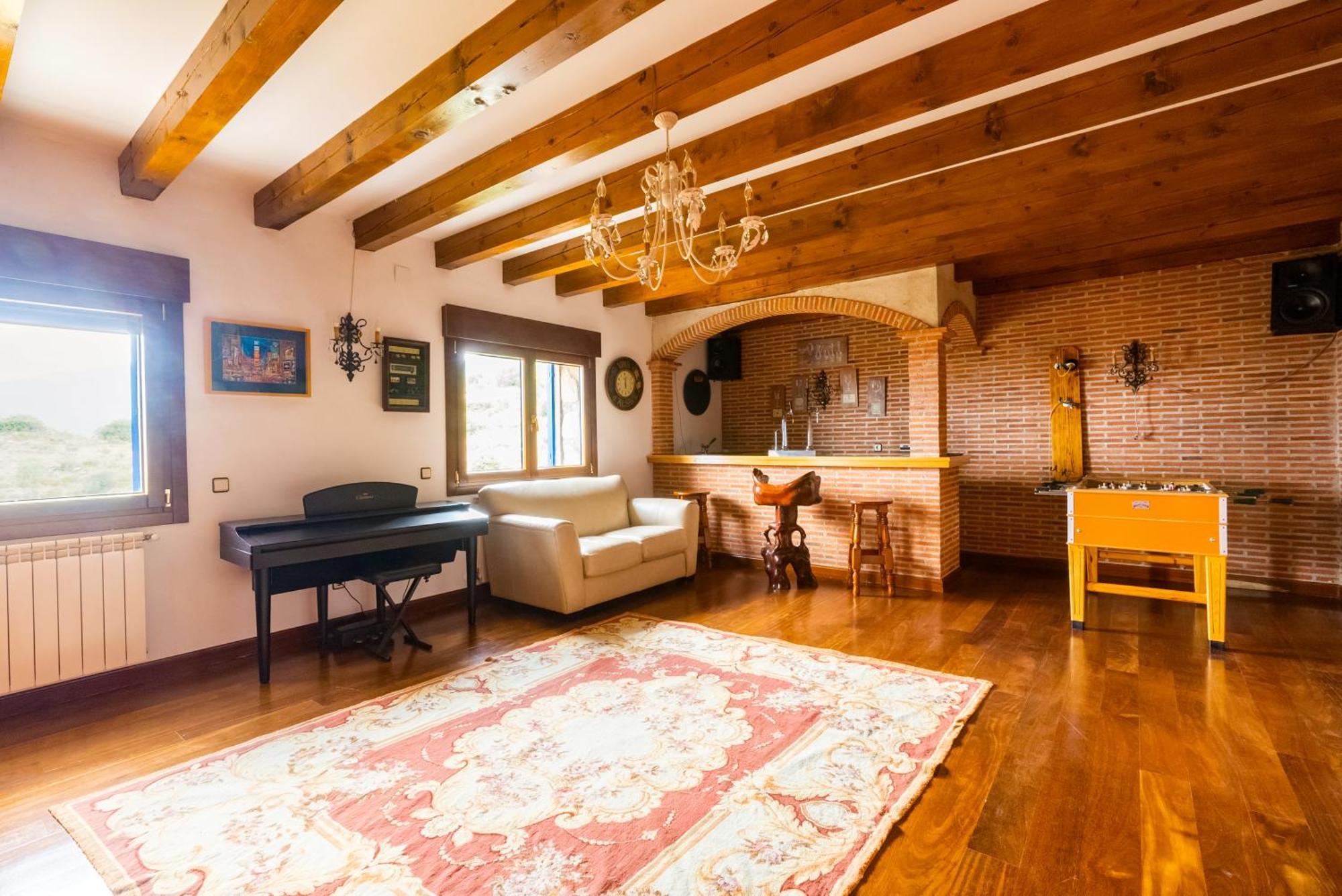 Вілла Mansion Con Jacuzzi A 40 Grados, Gran Piscina Y Padel Ель-Тьємбло Екстер'єр фото