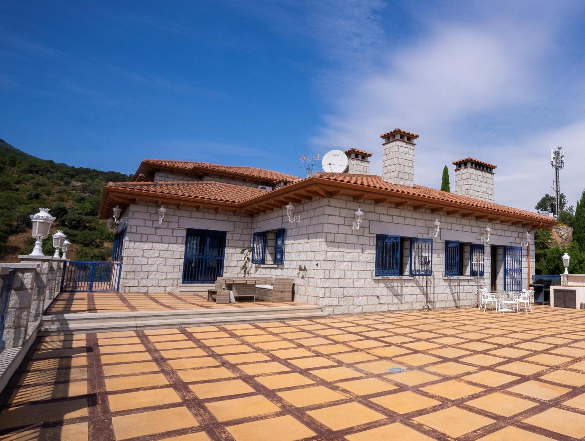 Вілла Mansion Con Jacuzzi A 40 Grados, Gran Piscina Y Padel Ель-Тьємбло Екстер'єр фото