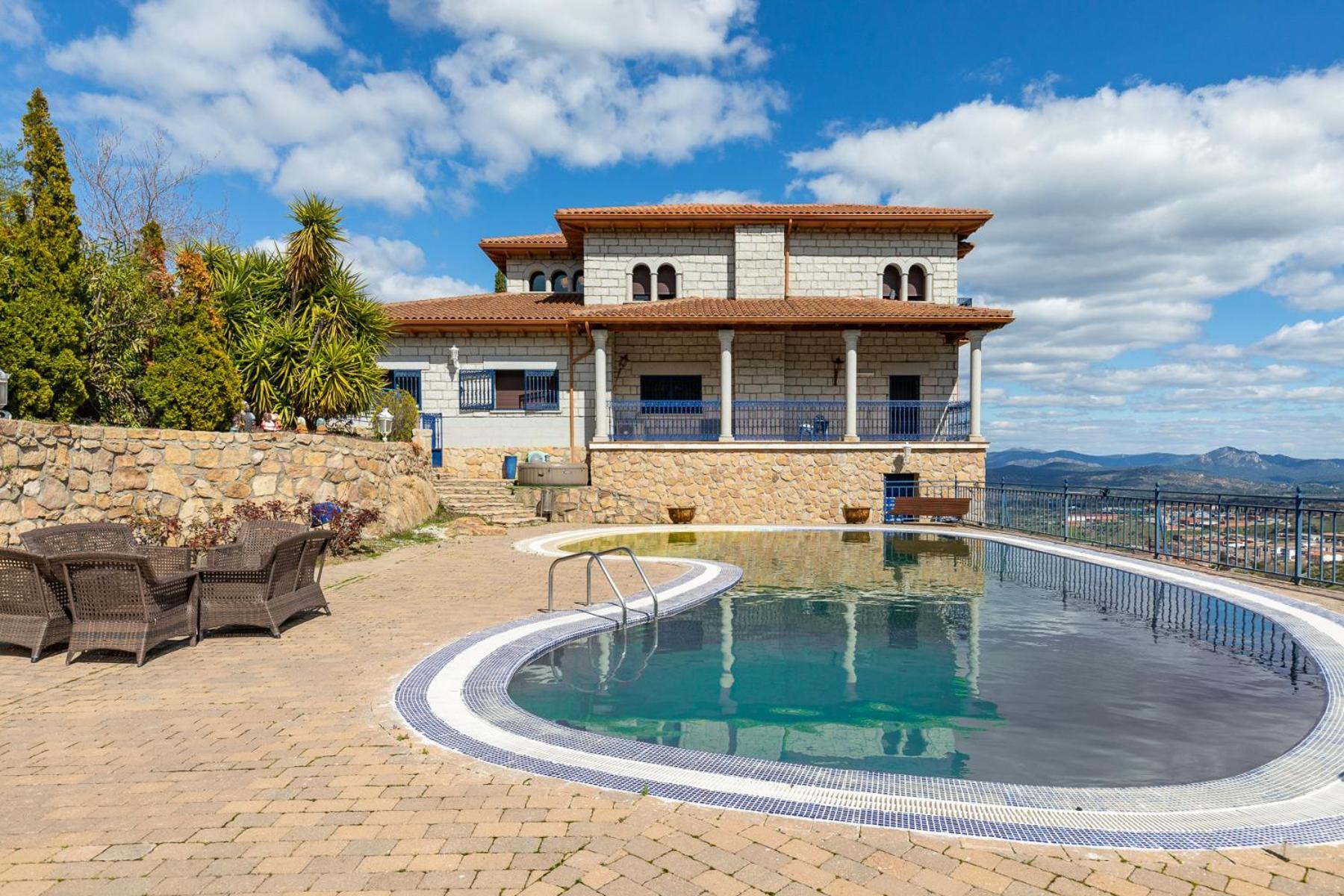 Вілла Mansion Con Jacuzzi A 40 Grados, Gran Piscina Y Padel Ель-Тьємбло Екстер'єр фото